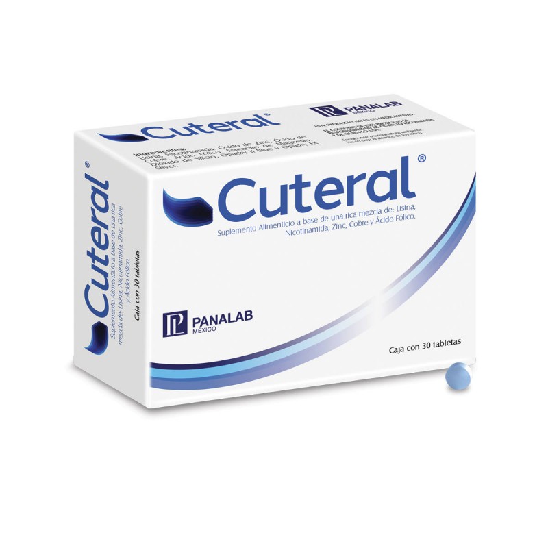 CUTERAL 30 TABLETAS