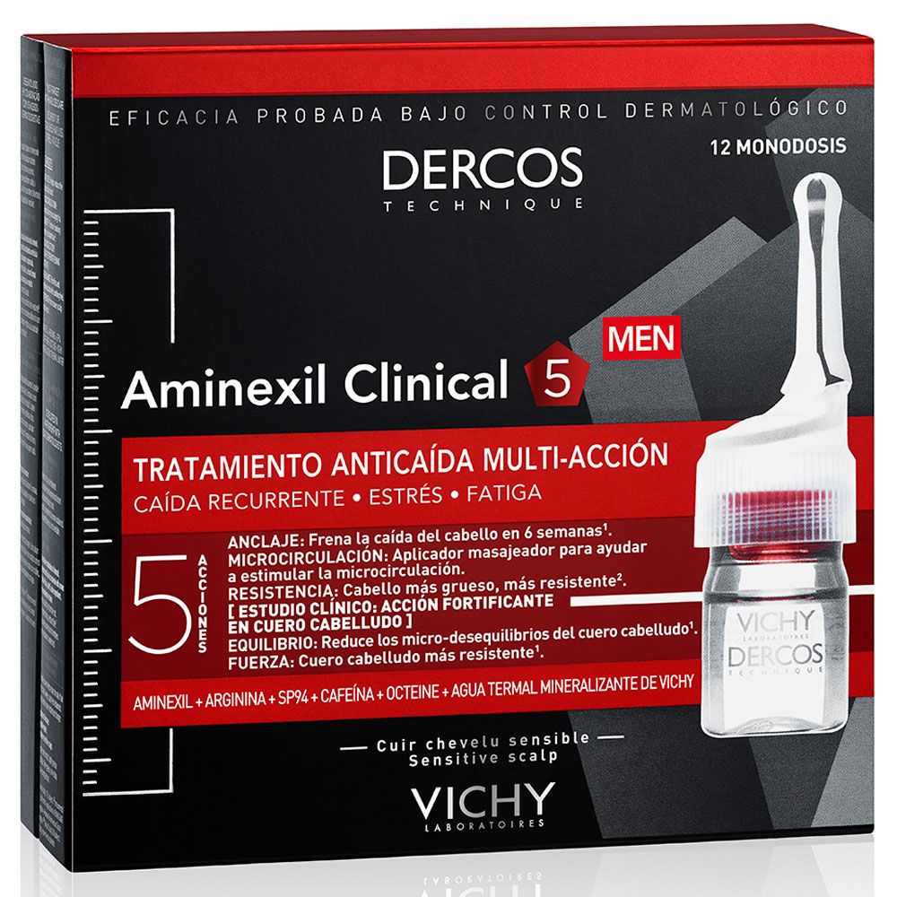 [3337875525930] DERCOS AMINEXIL CLIN 12 MONODOSIS HOMBRE