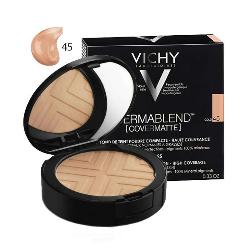 [3337875563055] DERMABLEND COVERMATTE TONO 45 9.5GR