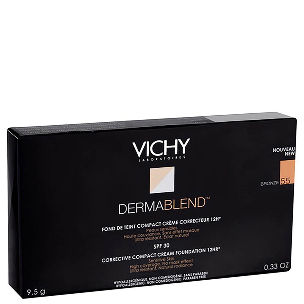 DERMABLEND CREMA COMPACTA TONO 55 9.5GR