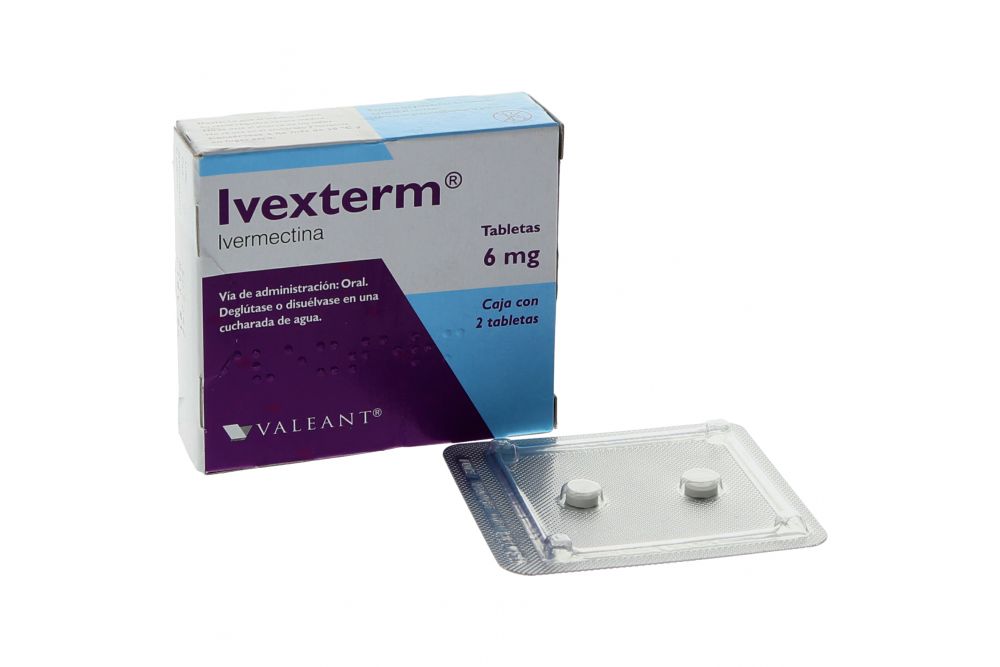 IVEXTERM TABLETAS 6 MG C/2 TABS
