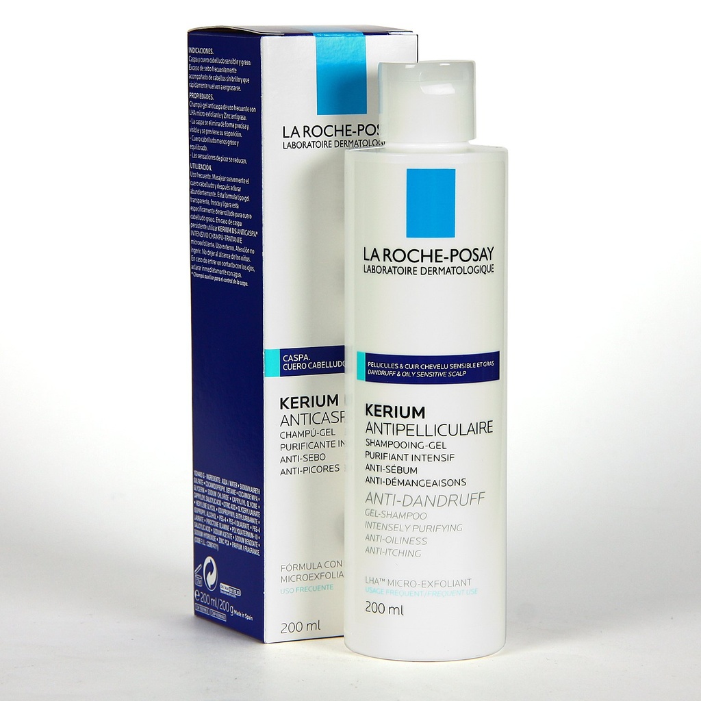 [3433422407299] KERIUM SHAMPOO CASPA GRASA 200 ML