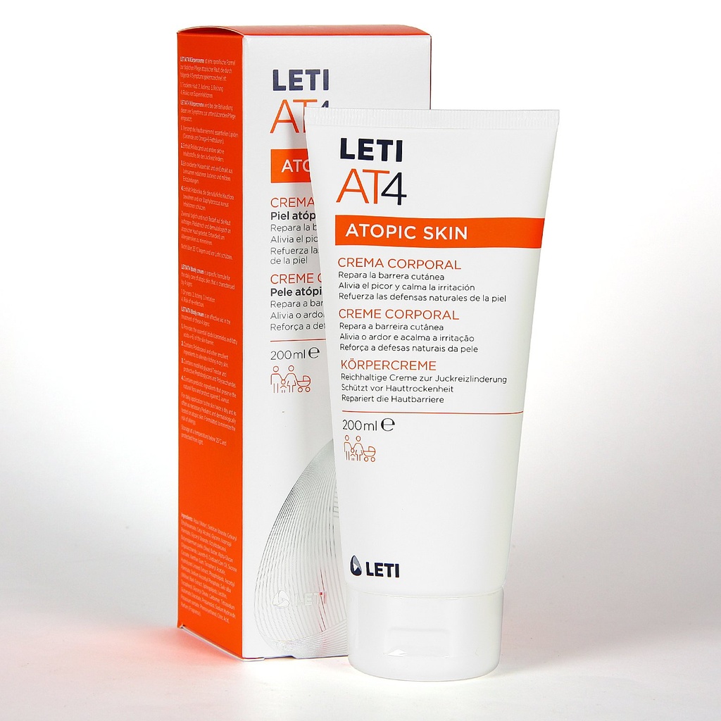 LETIAT4 CREMA CORPORAL PIEL ATOPIC 200ML