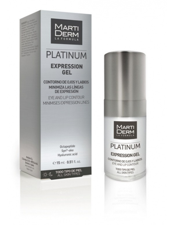 PLATINUM EXPRESION GEL CONTORNO DE OJOS Y LABIOS 15ML