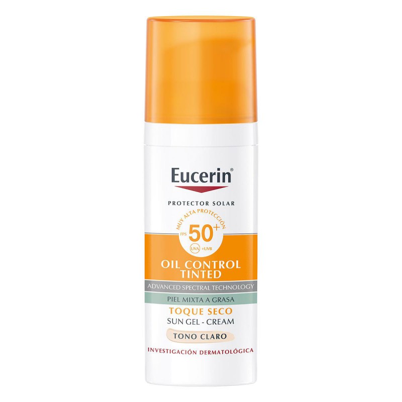 SUN GEL CREMA TOQUE SECO TONO CLARO 50ML