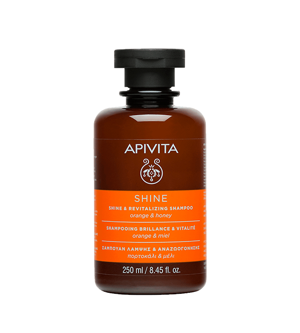 SHINE SHAMPOO BRILLOY VITALIDAD NARANJA Y MIEL 250 ML