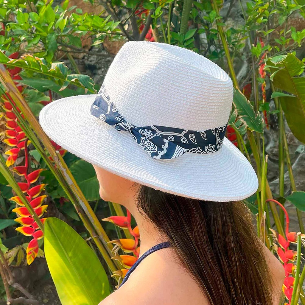 [0614143468247] RIMINI HAT BLANCO UNITALLA