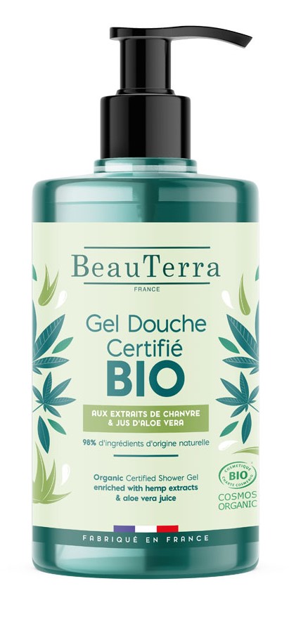 [3770008167285] GEL DE DUCHA BIOCAÑAMO Y ALOE VERA 750ML