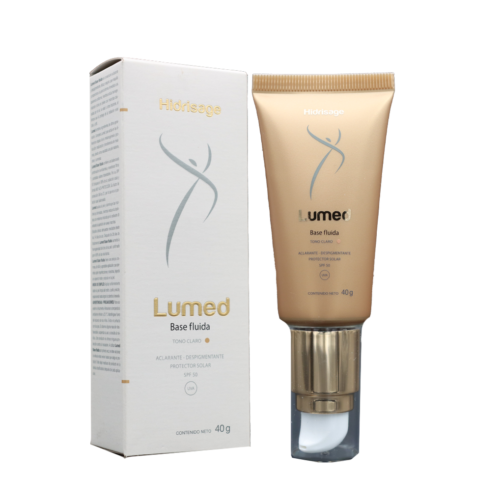 [7703281001515] HIDRISAGE LUMED BASE FLUIDA TONO CLARO 40G