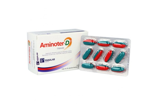 [7508006183305] AMINOTER D CAPSULAS C/30 1980MG.