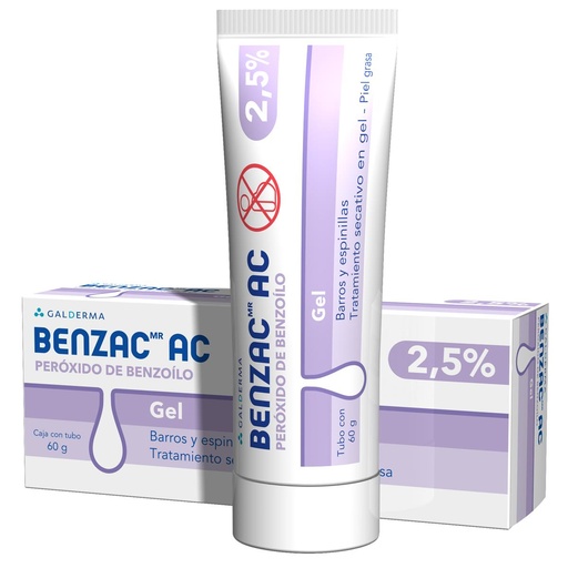 [3499320002394] BENZAC AC GEL 2.5% 60G