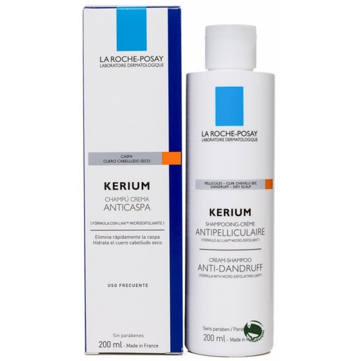 [3433422407282] KERIUM SHAMPOO CASPA SECA 200ML.