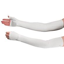 [818865022217] MANGAS SOLARES BLANCO S/M FPS 50+