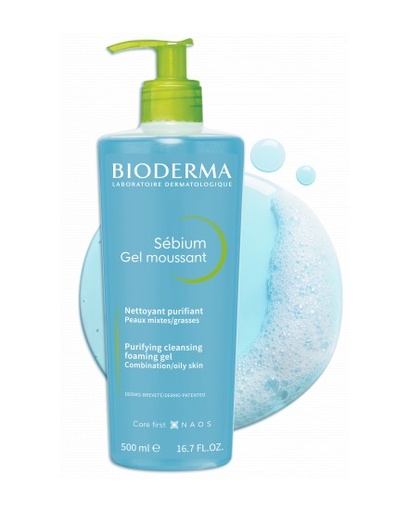 [3401399277092] SEBIUM GEL MOUSSANT 500ML