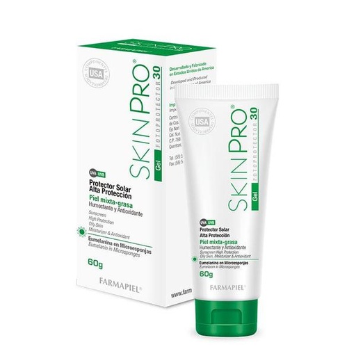 [7502002460798] SKINPRO GEL FOTOPROTECTOR SPF30 60G