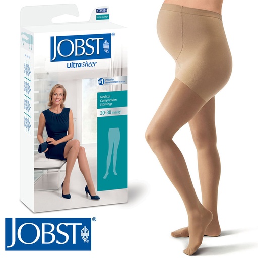 [35664215361] ULTRASHEER 20-30 MATERNITY PANTYM  M NAT