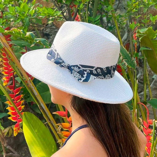 [0614143468247] RIMINI HAT BLANCO UNITALLA