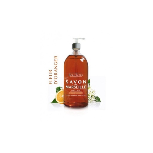 [3401360094505] JABON LIQUIDO DE MARSELLA FLOR DE NARANJO 1LT