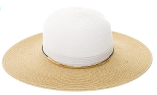 [10609] CITY HAT NATURAL WHITE FPS 50+