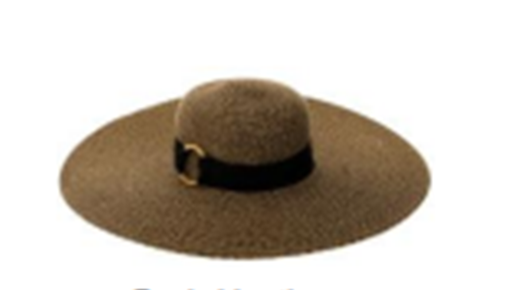 [10611] MONACO HAT DARK HEATHER FPS 50+