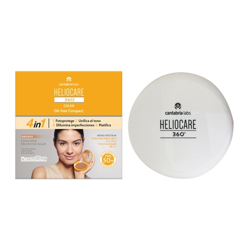 [8470002141452] HELIOCARE 360 COMPACTO OIL FREE BRONZE 10 G